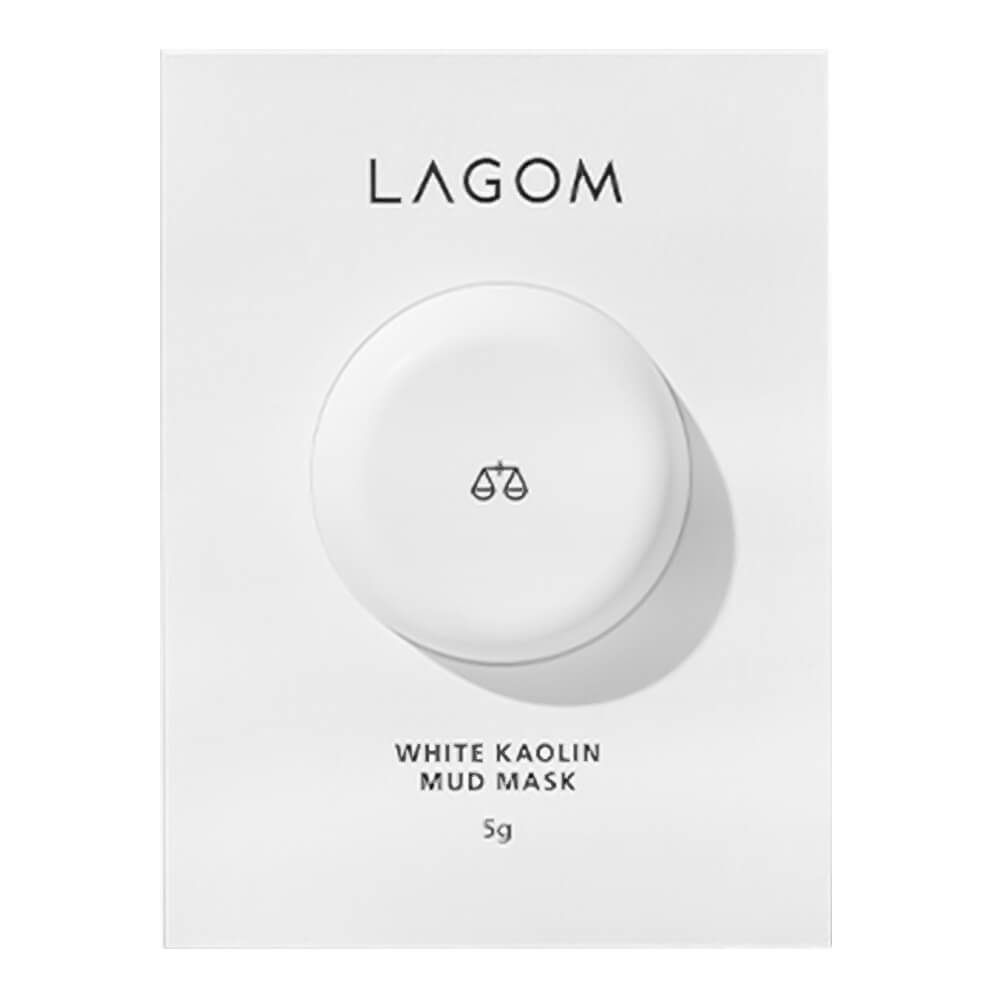 Отшелушивающая глиняная маска Lagom White Kaolin Mud Mask (5 мл)