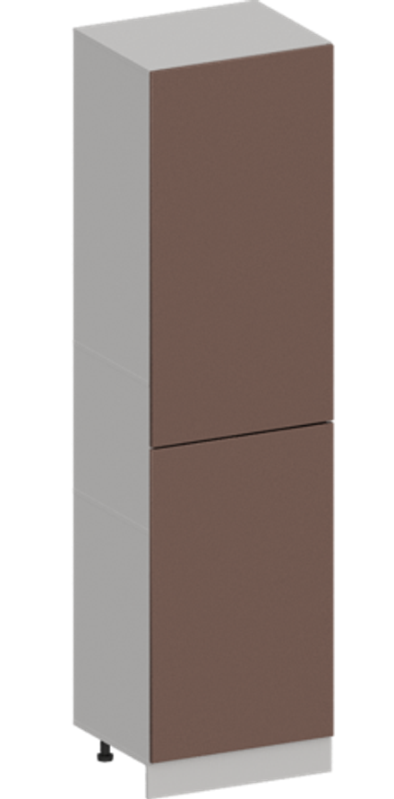 Кухня Модуль ШПХВ 600 Белый / Пудрово-розовый