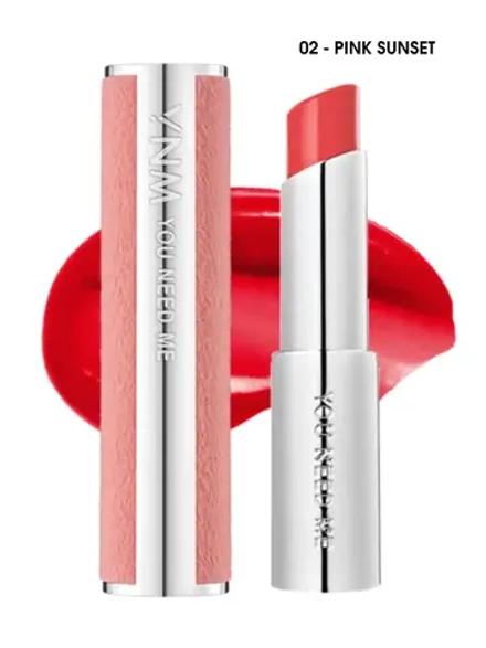YOU NEED ME - БАЛЬЗАМ ДЛЯ ГУБ CANDY POP GLOW MELTING BALM PINK SUNSET, 3 МЛ