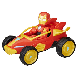 Hasbro G1471 — Машинка Iron Racer с фигуркой Marvel: Железный человек и суперкоманда G1471 — фото 3