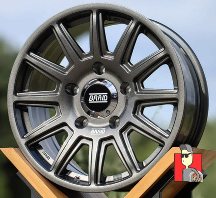 Комплект дисков Braid BPC-01 177174 17x8 et25 5x150