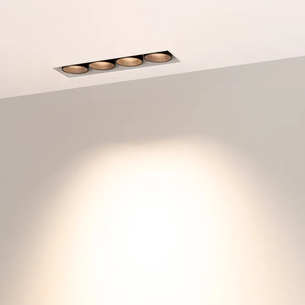Светильник MS-ORIENT-BUILT-TRIMLESS-TC-S38x127-10W Warm3000 (WH-BK, 30 deg, 230V) (Arlight, IP20 Металл, 5 лет) 031924