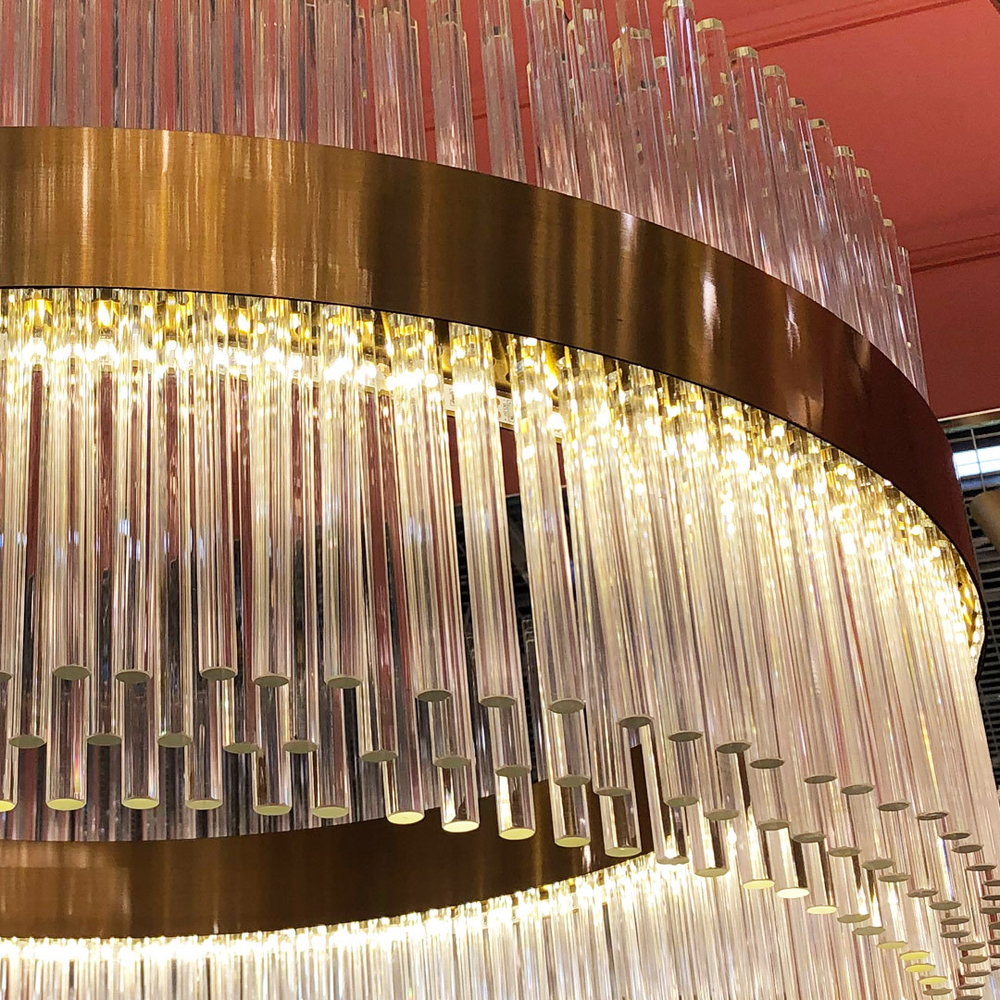 Люстра Cloyd CADANCE-A C1 / Ø55 см - латунь (арт.10332)