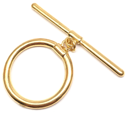 Замок тогл 33х29 мм, позолота