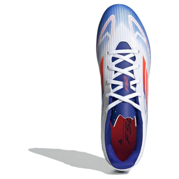 Кроссовки Adidas серии F50 - низкие Белые и синие кроссовки