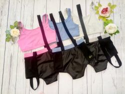 Vogue Shorts, Pastel Blue