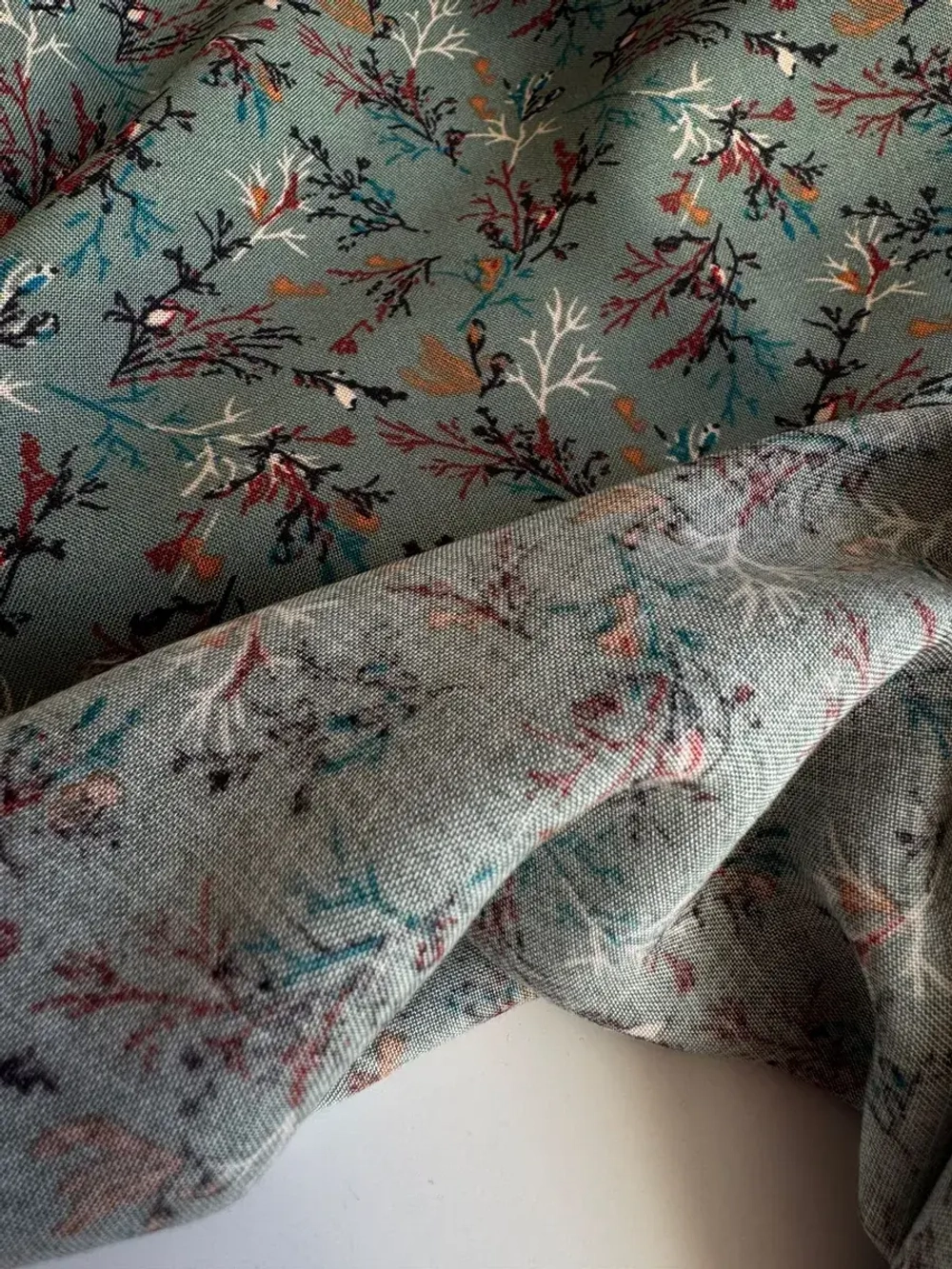 Ткань для шитья 2 м штапель вискоза принт