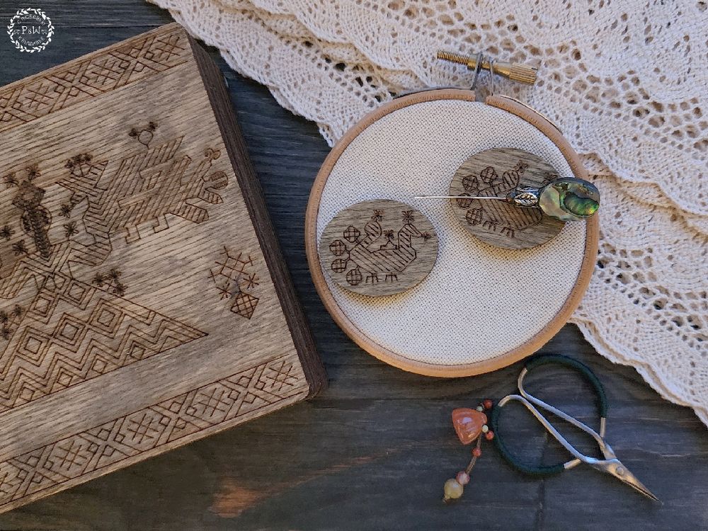 Магнит для игл &quot;Северная вышивка&quot;