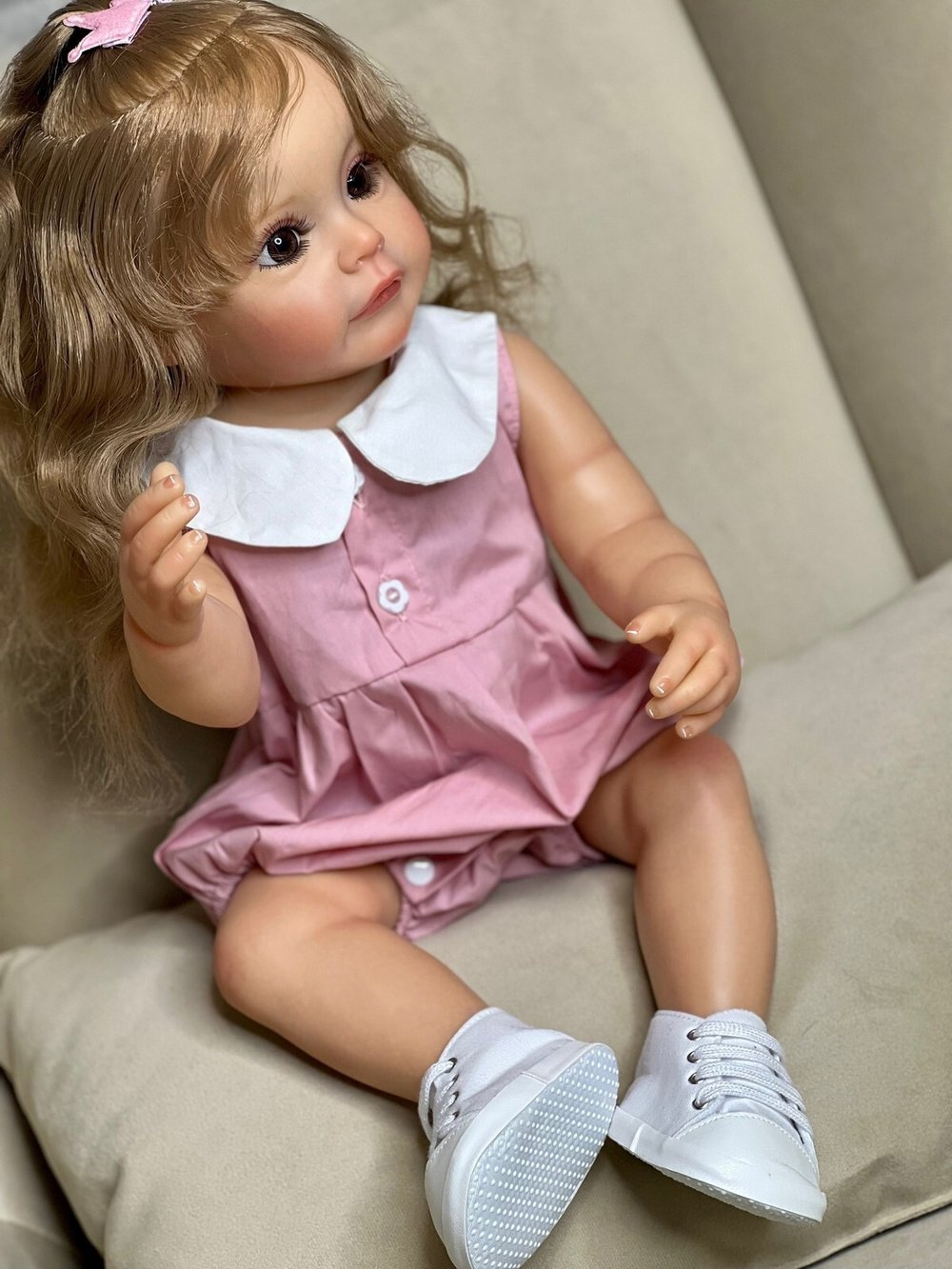 Кукла Реборн виниловая 55см в пакете (FA-170)