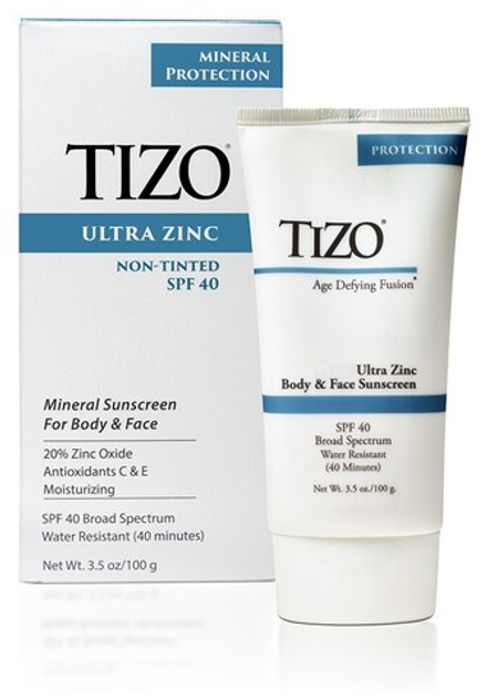 TIZO ULTRA ZINC NON-TINTED SPF40