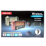 Радиоприемник с MP3 плеером +SolarPanel Naklya RX2366BAC