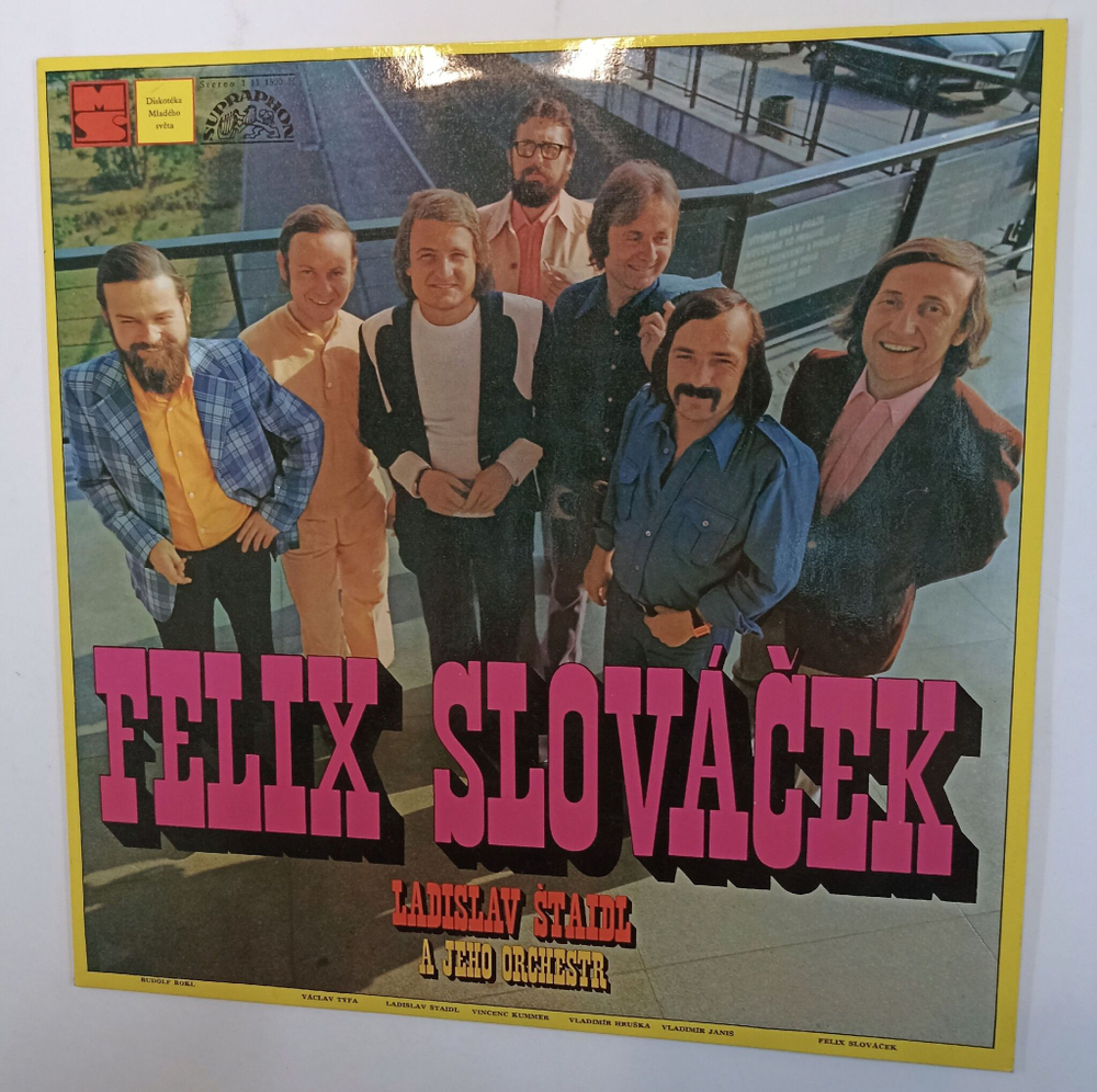 Винтажная виниловая пластинка Felix Slovacek, Ladislav Staidl A Jeho Orchestr Felix Slovacek (Чехсловакия 1974)
