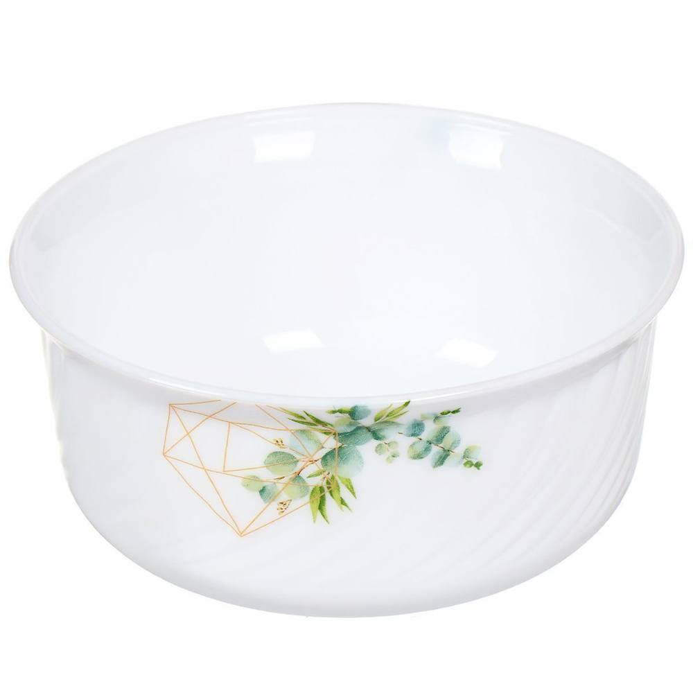 Салатник стеклокерам, кругл, 3 шт, 19,16,14 см, с крыш, Оазис, Daniks, BY14HDW-3-T36