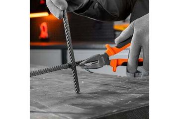 Комбинированные плоскогубцы SPARTA Comfort 200 мм, шлифованные, двухкомпонентные рукоятки 16971