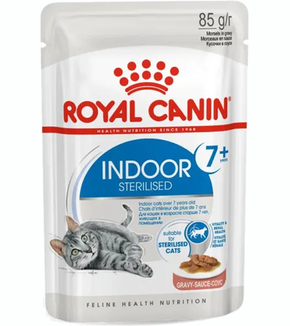 Роял Канин Indoor Sterilised 7+ соус 85гр.