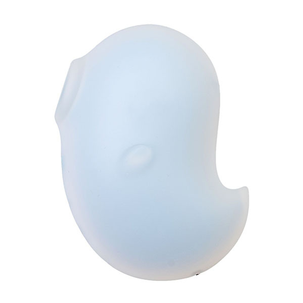 Голубой вакуум-волновой стимулятор клитора с вибрацией 9,1см Satisfyer Cutie Ghost