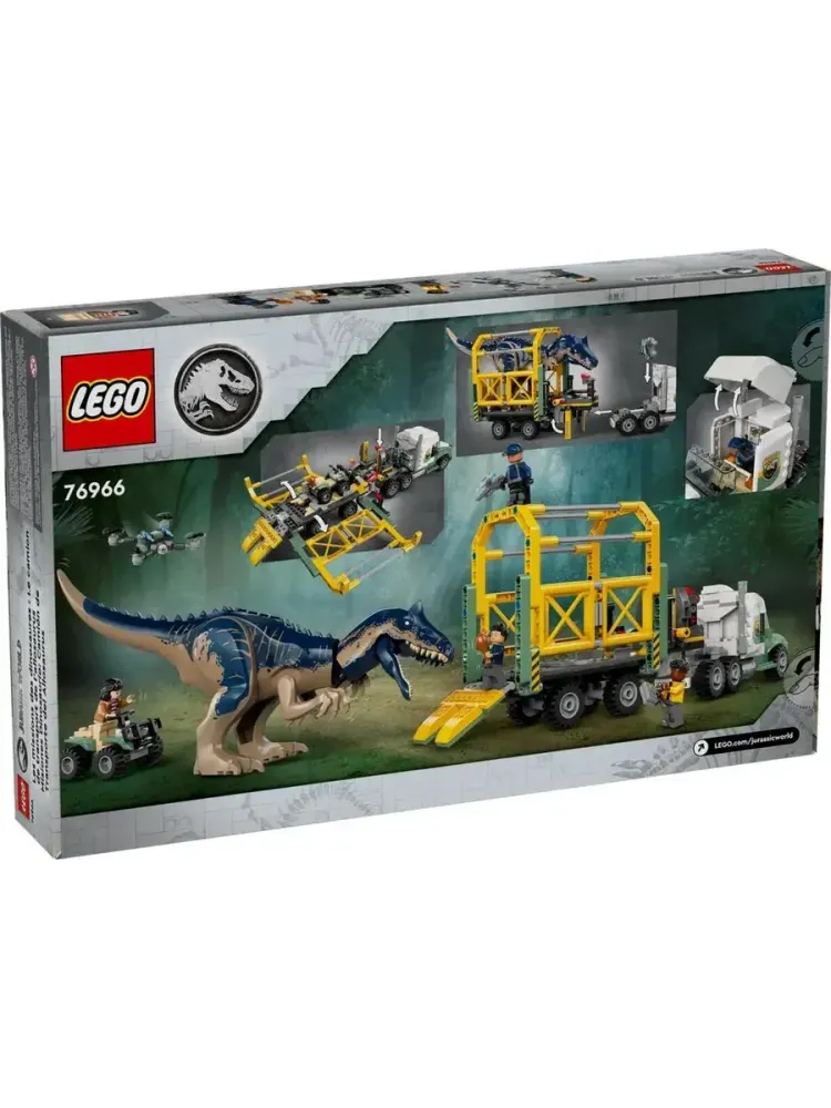 Конструктор Jurassic World 76966 Грузовик Аллозавра