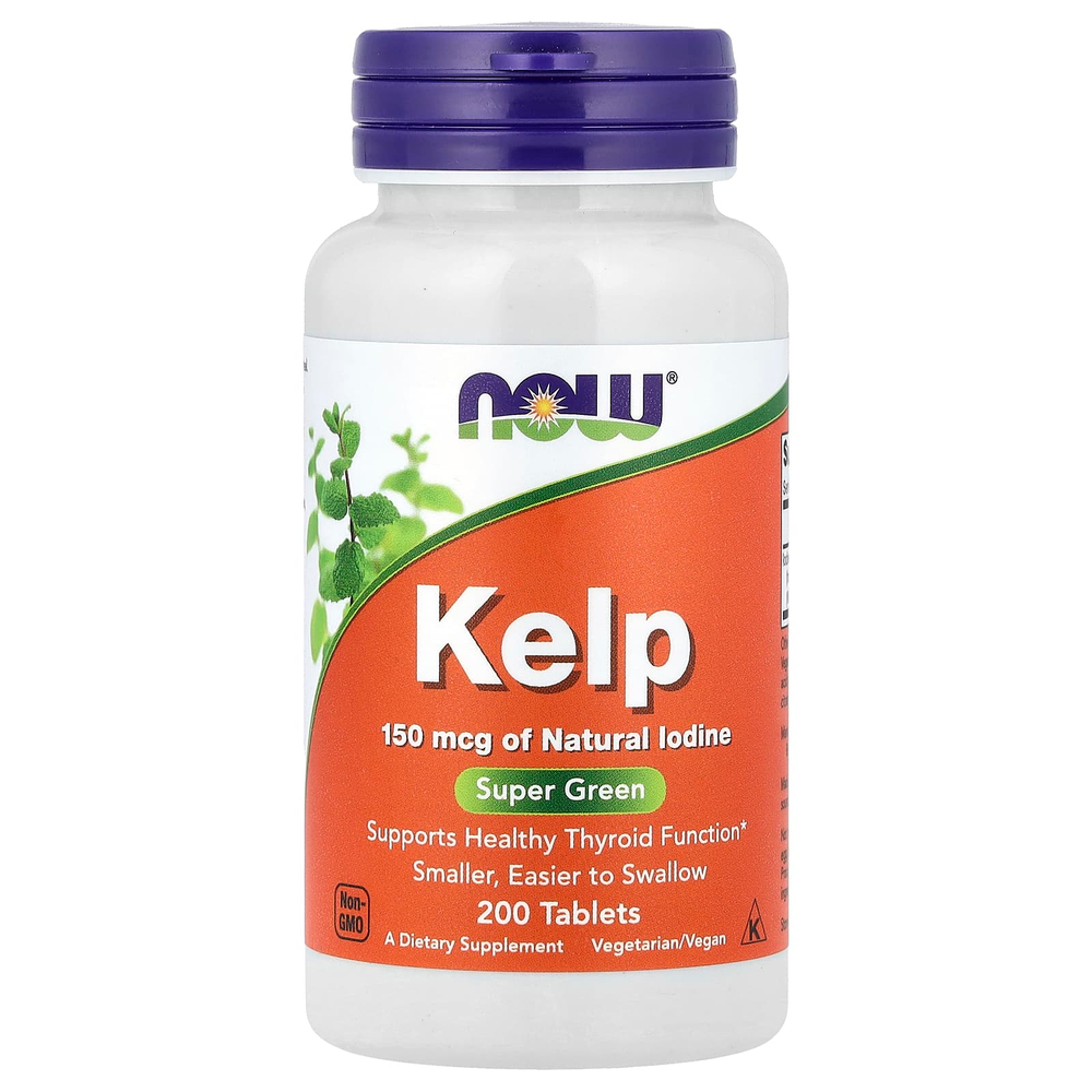 NOW Foods, бурые водоросли, 150 мкг, 200 таблеток