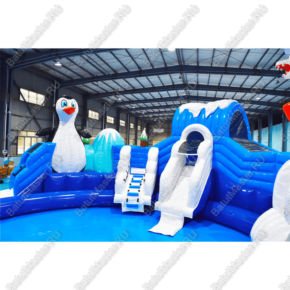 Наземный надувной аквапарк «Морское царство» 16,5*14*6 м