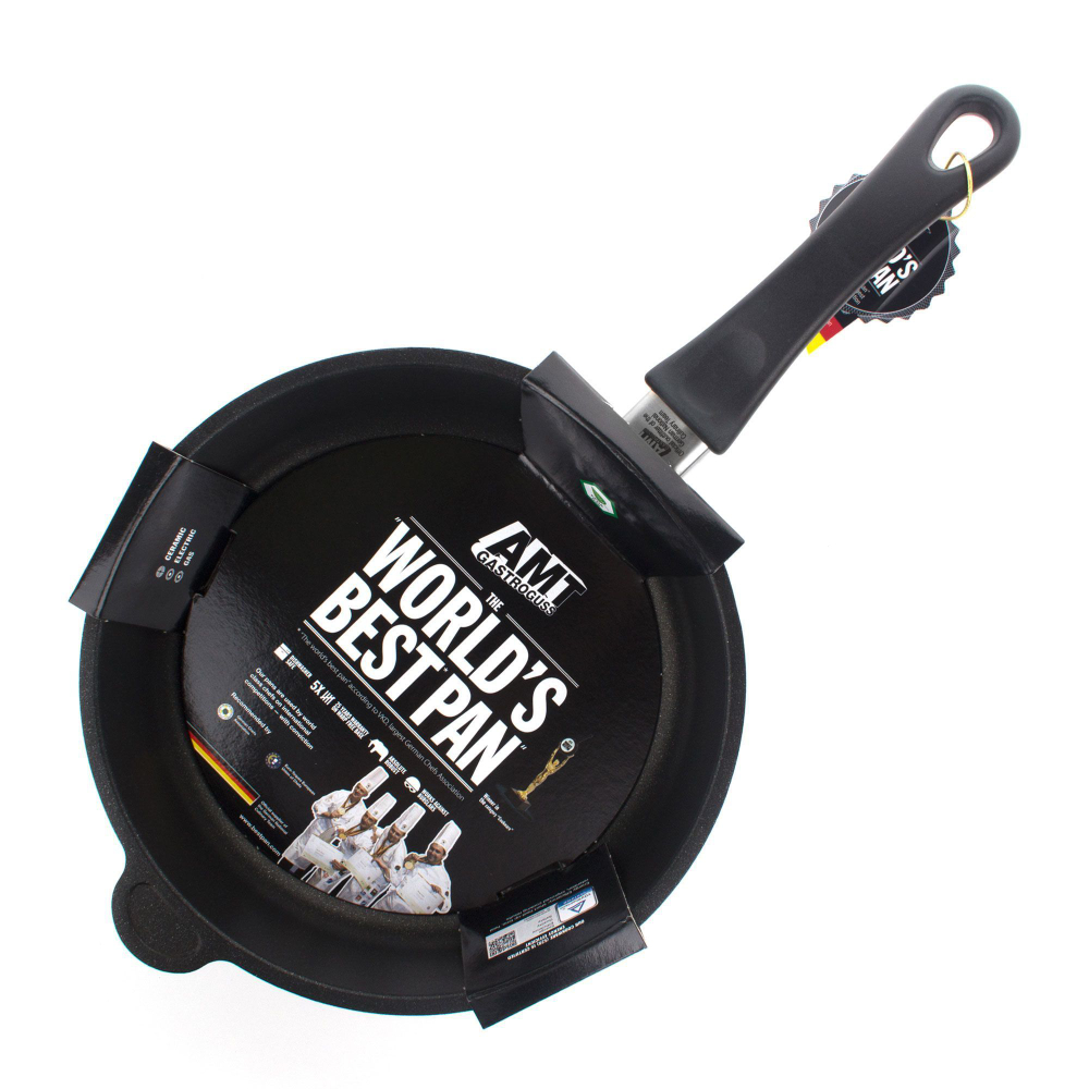 Сковорода сотейник 24см AMT Gastroguss Frying Pans Fix Германия фото
