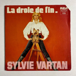 Винтажная виниловая пластинка LP Sylvie Vartan La Drole De Fin (France 1975) 7 дюймов, 45 RPM, Single