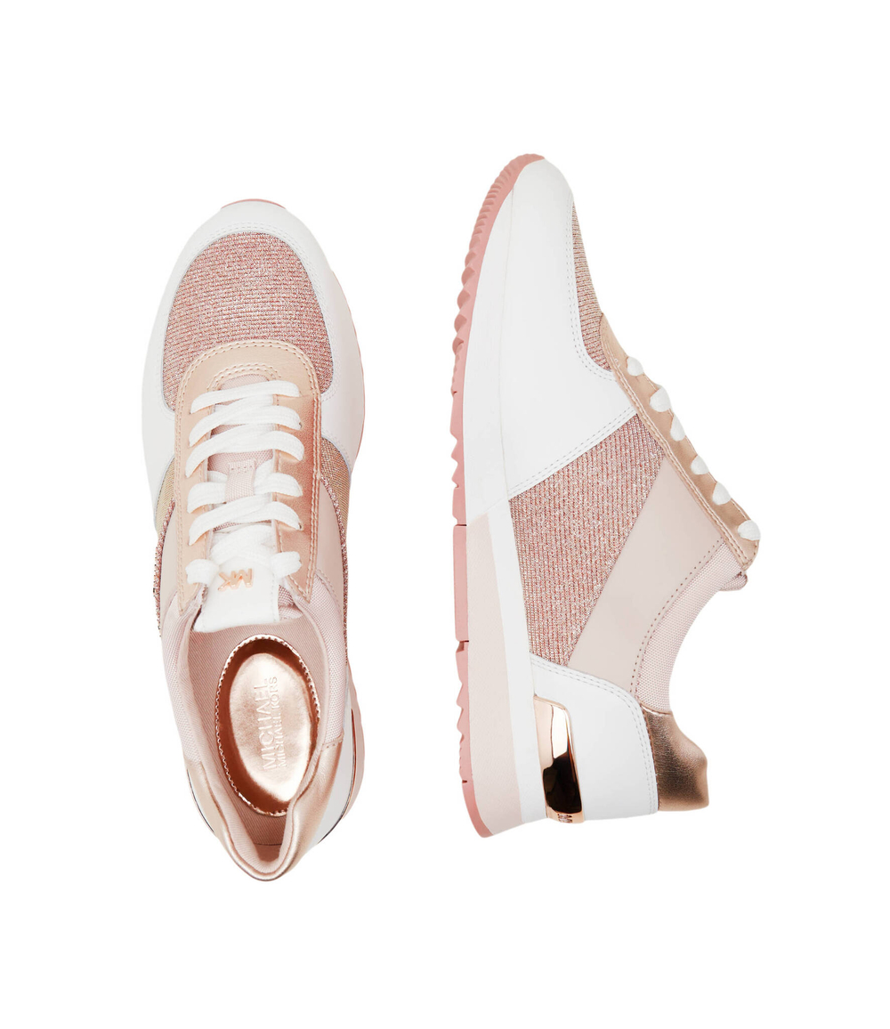 Кроссовки ALLIE Michael Kors - розовое золото(43R4ALFS1D)
