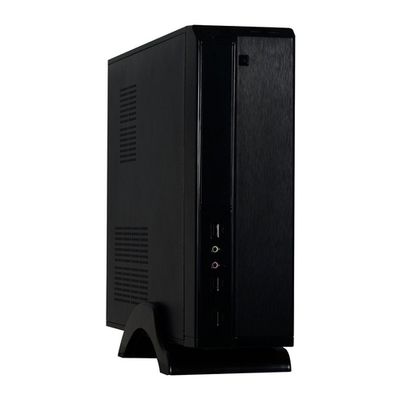 Exegate EX268688RUS Корпус MiniITX Exegate MI-207 Black, miniITX/mATX, &lt;M300, 80mm&gt;, 2*USB, Audio