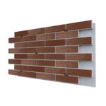 Негорючая термопанель ППС PRO Cerrad Country Burgund Rustiko 0,612 м², 1020x600 мм