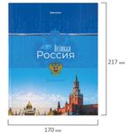 Дневник 1-4 класс 48 л., твердый, BRAUBERG, глянцевая ламинация, с подсказом, "Российский", 106832