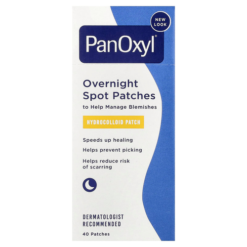 PanOxyl, ночные патчи для точечного применения, 40 патчей