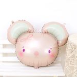 Шар (28''/71 см) Фигура, Милая мышка, Розовый, 1 шт. в уп.