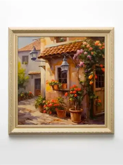 Картина на стену интерьерная на холсте 35*35 см