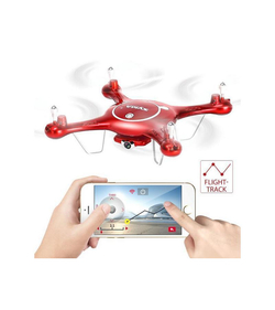 Р/У квадрокоптер Syma X5UW с FPV трансляцией Wi-Fi (HD), барометр 2.4G RTF красный