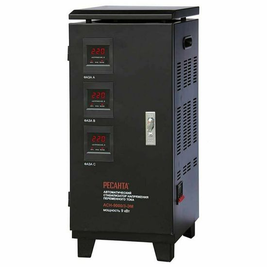 Стабилизатор напряжения РЕСАНТА ACH-9000/3-ЭМ