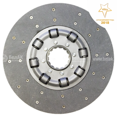 Диск (ан.A52.21.000-70) сцепления ведомый А-41, ДТ-75А С ПРУЖИНОЙ БелАК