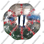 Бампербол «Прозрачный» с красными держателями, ПВХ, диаметр 1,8 м