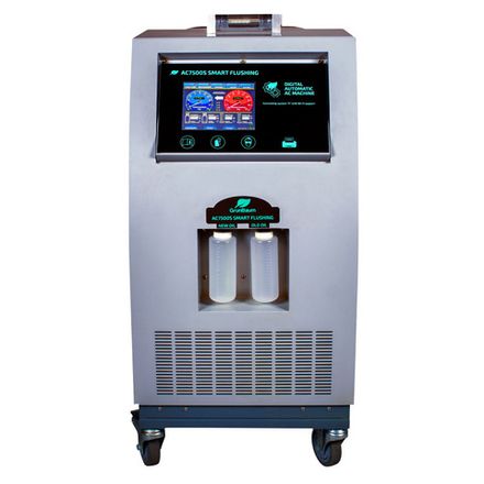 Цена на GrunBaum (AC7500S) Установка для заправки автокондиционеров SMART FLUSHING, автоматическая, R134