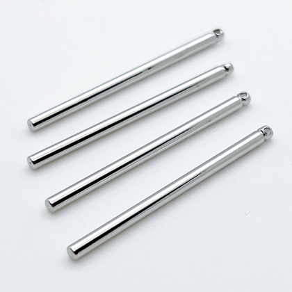 Подвеска Палочка, родиевое покрытие, размер 35*2 мм, цена за 1 шт