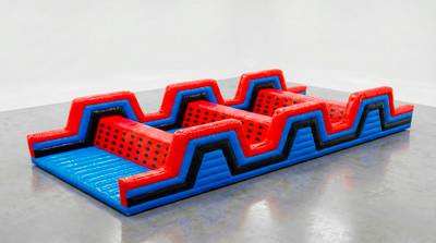 Надувное препятствие (модуль) для полосы препятствий «Холмы», 10×4×2 м