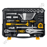 STAYER UNIVERSAL 150, 150 предм., (1/2″+ 1/4″), универсальный набор инструмента, Professional (27710-H150)