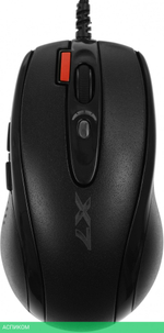 Мышь A4Tech X-7120 + коврик X7-200MP черный