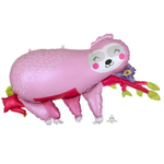 Шар Фольгированный Ленивец розовый (Розовый)