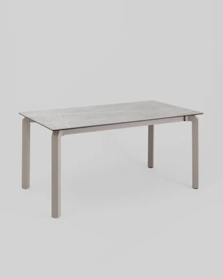 Стол обеденный Varden раскладной 160-220х90 см керамика серый