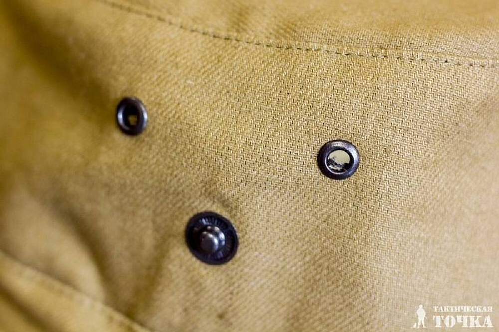 Панама с широкими полями хаки