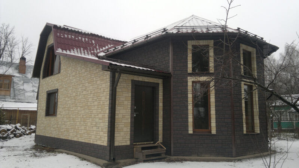 Фасадная панель Docke-R Burg Пшеничный 1070х470 мм 0,42 м2