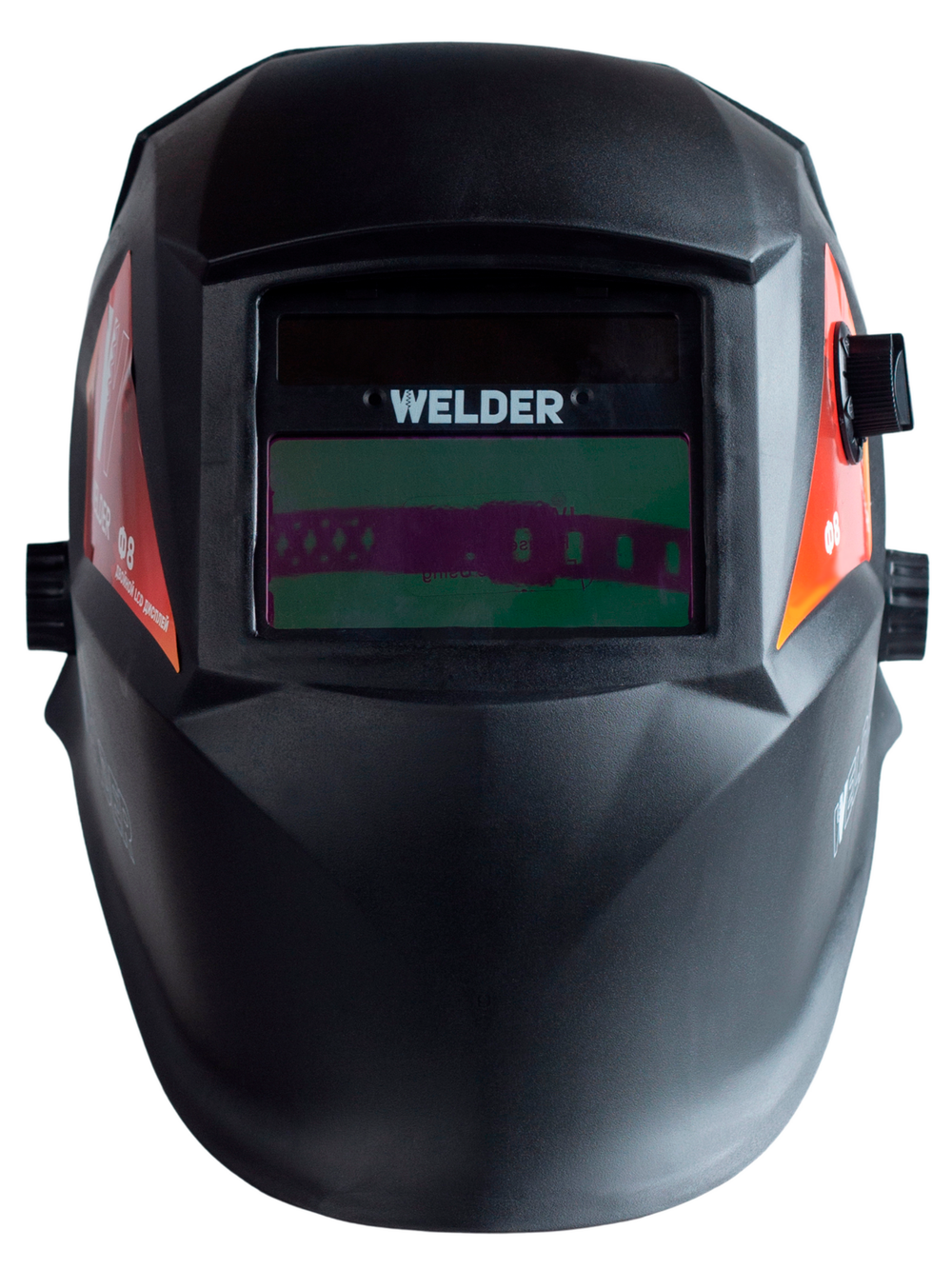 Маска сварочная WELDER ULTRA Ф8 Хамелеон 100x50 мм, DIN 4/9-13 (Внеш. регул)