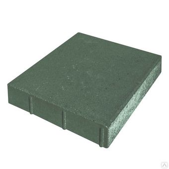 Тротуарная плитка вибропрессованный Квадрат 300х300х80 зеленая