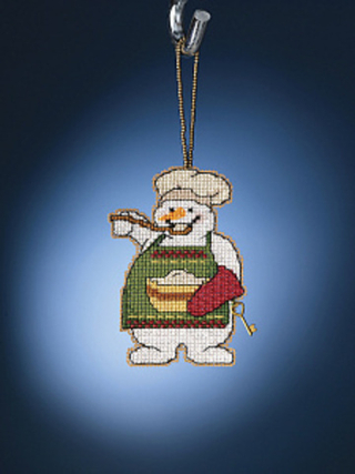 "Повар-снеговик"- МH16-2135 вышивка