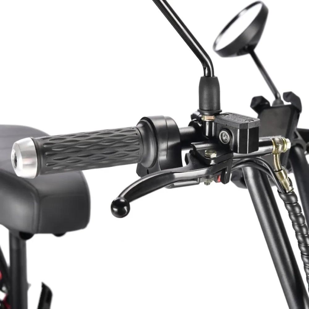 Электроскутер CityCoco WHITE SIBERIA MINI R 2.0 1200W (2022) RED