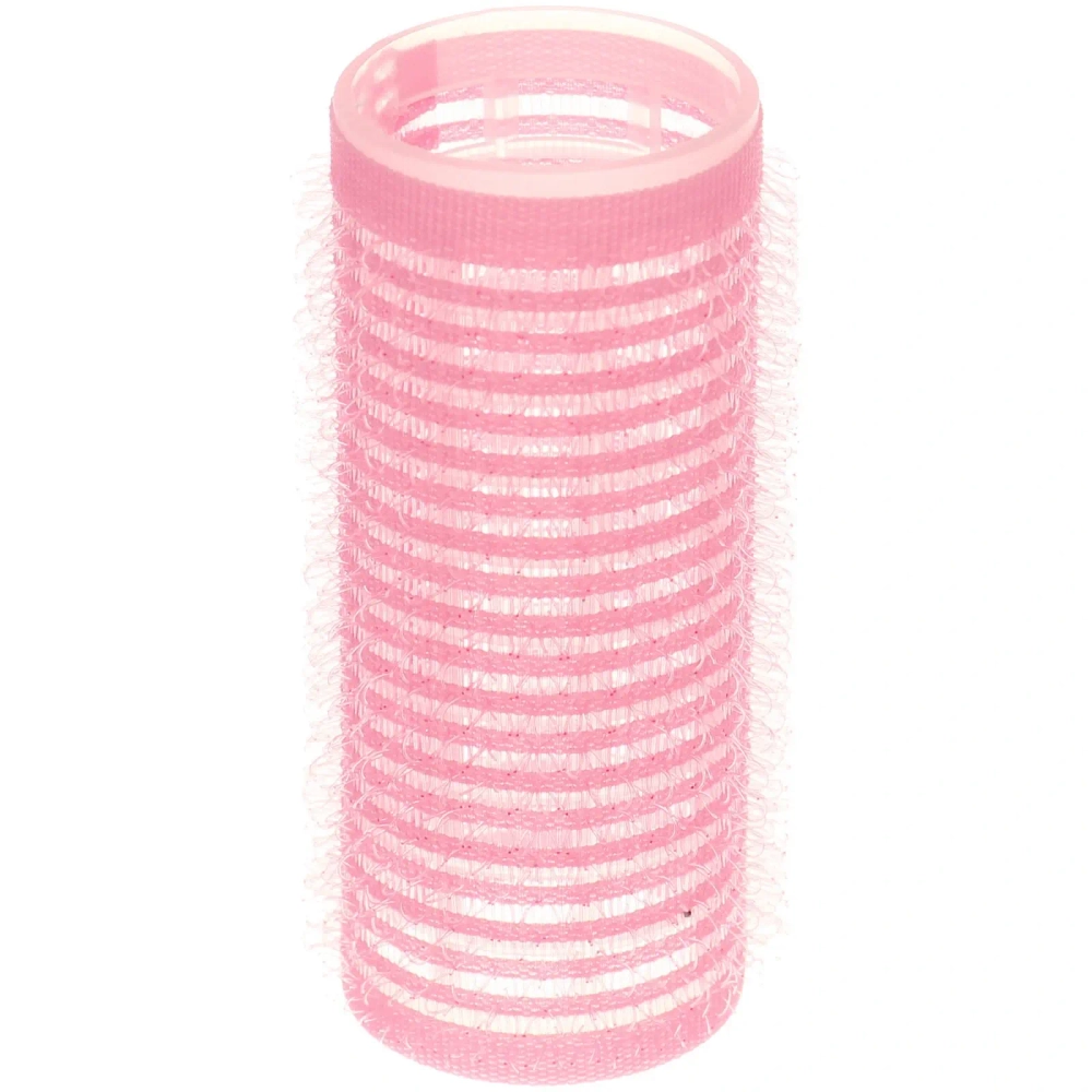 Бигуди липучки, 6шт., однотонные, цвет персиковый, d-2,5см